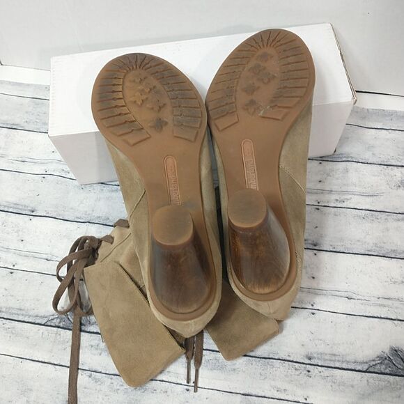 Timberland Earthkeepers Navali Lace Platform SZ 7.5 Womens Boots Taupe 18699 - Picture 9 of 10